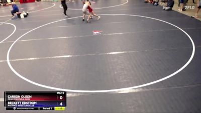 102 lbs Quarterfinal - Carson Olson, Peak Wrestling Club vs Beckett Edstrom, Hastings Wrestling Club