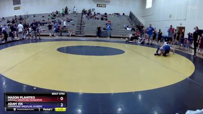 108 lbs 7th Place Match - Mason Plahitko, Roncalli Wrestling Foundation vs Adam Via, Contenders Wrestling Academy