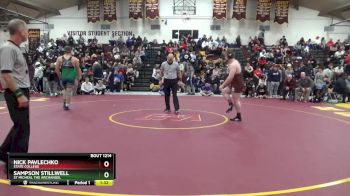 285 lbs Semifinal - Sampson Stillwell, St Micheal The Archangel vs Nick Pavlechko, State College