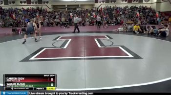 S-16 lbs Cons. Round 1 - Waker Black, Eastern Iowa Wrestling Club vs Carter Eddy, Indee Mat Club