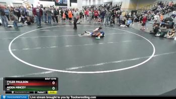 106 lbs Cons. Round 4 - Aiden Mincey, MN vs Tyler Paulson, WI