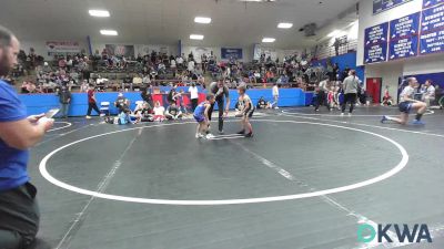 40 lbs Rr Rnd 5 - Braxton Patterson, Kingfisher YellowJackets vs Barlow Schubert, Chandler Takedown Club