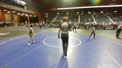 61 lbs Semifinal - Brooks Lanners, Dakota Boyz WC vs Gatlin Steinseifer, Other Team
