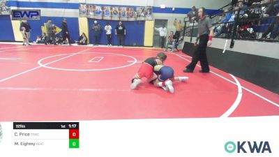 62 lbs Rr Rnd 2 - Camryn Price, Team Tulsa Wrestling Club vs Mackenzie Eighmy, Heat