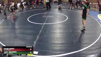 89 lbs Semifinal - Cody Holtberg, Nor-Cal Inferno vs Tyler Sweet, RED WAVE WC