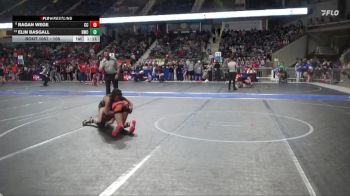 105 lbs Cons. Round 2 - Ragan Wege, Clay County vs Elin Basgall, Bobcat Wrestling Club