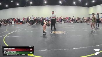 82 lbs Round 3 - Calvin McLain, Summerville Takedown Club vs Ezra Herron, Beastworks