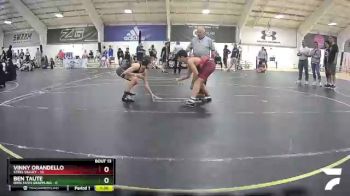 105 lbs Round 5 (6 Team) - Ben Taute, Iron Faith Grappling vs Vinny Orandello, Steel Valley