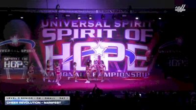 Cheer Revolution - Manifest [2026 L3 Senior - D2 - Small Day 1] 2026 Spirit of Hope Grand Nationals