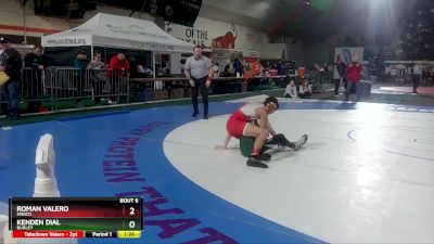 4A 98 lbs Champ. Round 1 - Kenden Dial, Burley vs Roman Valero, Minico