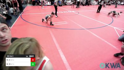 70 lbs Consi Of 8 #2 - Tate Hutchison, Woodland Wrestling Club vs Theodor Walter, Kansas Young Guns