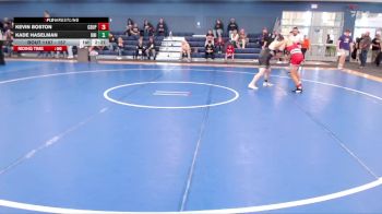 157 lbs Cons. Round 2 - Kevin Boston, Colorado State University - Pueblo vs Kade Haselman, Colorado State University Club