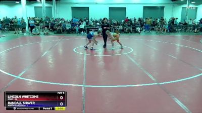 92 lbs Quarters & 1st Wb (16 Team) - Lincoln Whitcome, Iowa vs Randall Shaver, North Carolina