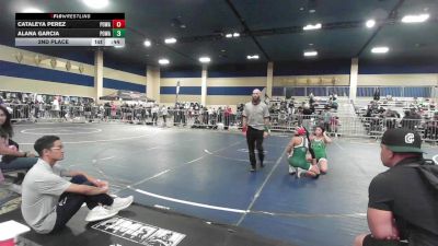 109 lbs 2nd Place - Cataleya Perez, Poway Elite vs Alana Garcia, Poway Elite
