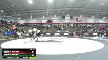 184 lbs Champ. Round 1 - Landon Ristoff, Salem vs Patrick Jackson, Gannon
