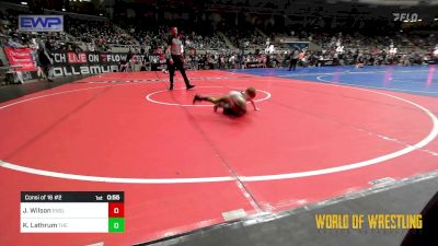 40 lbs Consi Of 16 #2 - Juwahn Wilson, Englewood Live Wire vs Kreed Lathrum, The Best Wrestler