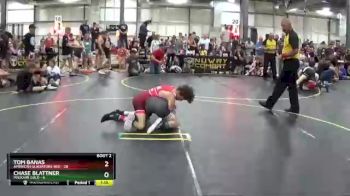 112 lbs Quarterfinals (8 Team) - Chase Blattner, Missouri Gold vs Tom Banas, American Gladiators-Red