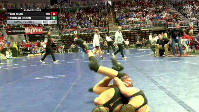 1A-106 lbs Cons. Round 2 - Truman Hogen, Central Springs vs Leo Jirak, Van Buren County