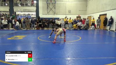 121 lbs Consy 2 - Micah Loudermilk, Bergen Catholic-NJ vs Antonio Morales, Southwest Miami-FL