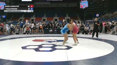 235 lbs Cons. Sub-semis - Angela Bereuter, Missouri vs Halle Spears, Michigan