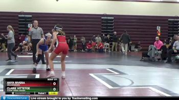 105F 1st Place Match - Anya Rivera, Williamsburg vs Claire Vittetoe, Clear Creek-Amana