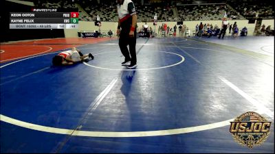 49 lbs Final - Keon Ooton, Prodigy Elite Wrestling vs Kayne Felix, Keystone Wrestling Club