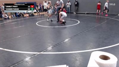 105 lbs Semifinal - Donner Faroni, Sublime Wrestling Academy vs Emmett Pratt, Small Town Grims