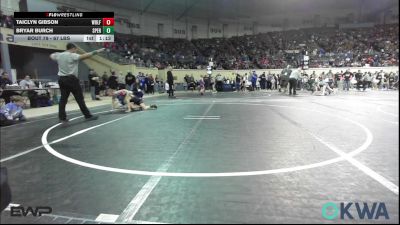 67 lbs Semifinal - Taiclyn Gibson, Wolfpak Wrestling vs Bryar Burch, Sperry Wrestling Club