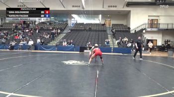 110 lbs Cons. Round 2 - Gina Bolognese, Simon Fraser University vs Katelyn Faczak, Adams State
