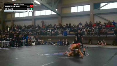 175 lbs Ian Black, Thunder Basin High School vs Adrian Good Iron, Rapid City Cobblers