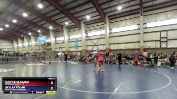 Placement (16 Team) - Justice El Sayad, Temecula Valley vs Skylar Folau, West Coast Wrestling