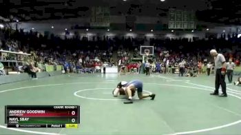 145 lbs Champ. Round 1 - Andrew Goodwin, Southport vs Nayl Sbay, Carmel