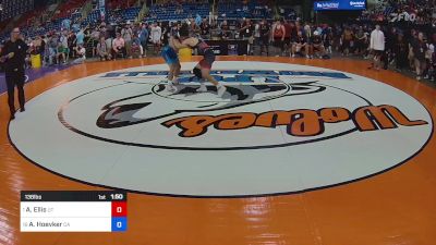 138 lbs Rnd Of 16 - Austin Ellis, UT vs Ames-Michael Hoevker, CA