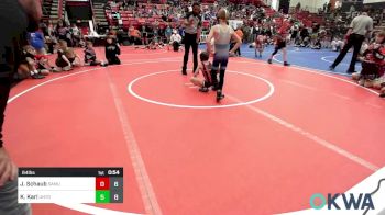 64 lbs Rr Rnd 1 - Josh Schaub, Samurais vs Kasen Karl, Untouchables 14U