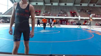 126 lbs Round 1 - Ian Rosborough, Oblong High School Wrestling vs Marco Terrizzi, Evanston School Of Wrestling