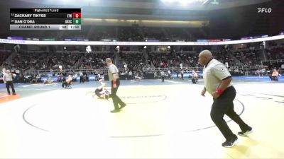 I-131 lbs Champ. Round 1 - Zackary Tinyes, Lynbrook vs Dan O`Dea, Greece Schools