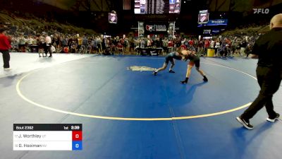 138 lbs Rnd Of 32 - Jason Worthley, UT vs Drake Hooiman, NV