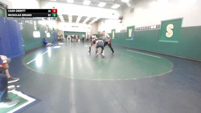 144 lbs Champ. Round 1 - Cash Dewitt, San Marcos vs Nicholas Brians, Mar Vista