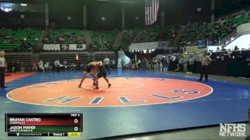 152 lbs Cons. Round 1 - Jason Mahdi, James Clemens HS vs Brayan Castro, Albertville