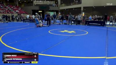 150 lbs Quarterfinal - Corbin Reisz, IA vs Connor Peterson, MN