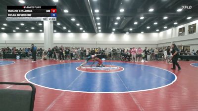 144 lbs Cons. Sub-rd Of 16 - Makian Stallings, Skull & Crossbones Wrestling vs Dylan DeVincent