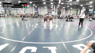 145 lbs Rr Rnd 3 - Avery Baldwin, Roughneck Wrestling Club vs Anna Vasey, Charlies MF Angels