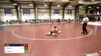 133 lbs Consi Of 8 #1 - Aden Ranno, Bridgewater vs Mohammadali Zaidi, Trinity