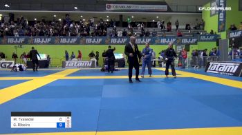 Marit Tyssedal vs Glenda Ribeiro 2019 European Jiu-Jitsu IBJJF Championship