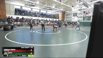 106 lbs Champ. Round 2 - Adrian Giron, Highland vs Javi Tapia, Warren