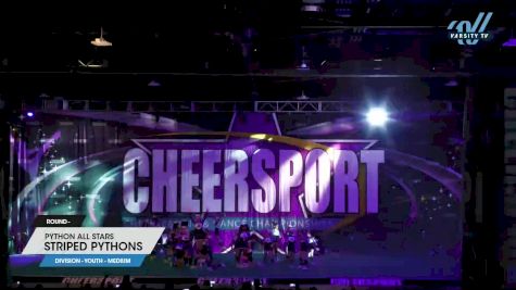 Python All Stars - Striped Pythons [2023 L1 Youth - Medium] 2023 CHEERSPORT National All Star Cheerleading Championship