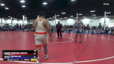 250 lbs 4th Wrestleback (16 Team) - Andre Sandoval Espana, California vs Wyatt MacMillan, Arkansas