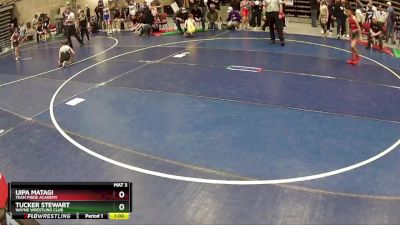 92 lbs Semifinal - Uipa Matagi, Team Pride Academy vs Tucker Stewart, Wayne Wrestling Club