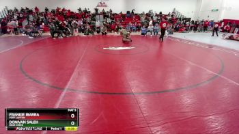 144 lbs Cons. Round 3 - Donivan Saleh, Bear Creek vs Frankie Ibarra, Fort Lupton