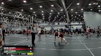 98 lbs Placement (4 Team) - Casey Powers, Savage King Pins vs Gavin Chunko, Grit Mat Club